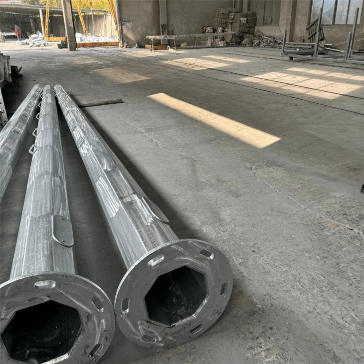 Hot-dip Galvanized Light Poles For LEDL Light